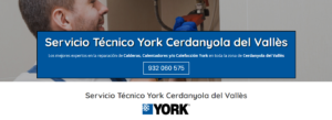 Servicio Técnico York Cerdanyola del Vallés 934242687