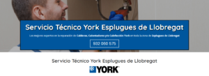Servicio Técnico York Esplugues de Llobregat 934242687