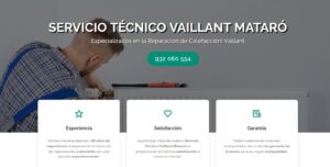 Servicio Técnico Vaillant Mataró 934 242 687