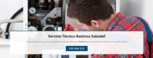 Servicio Técnico Baxiroca Sabadell 934 242 687
