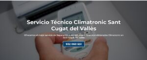 Servicio Técnico Climatronic Sant Cugat del Vallès 934242687