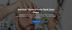 Servicio Técnico Haier Sant Joan Despí 934242687