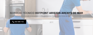 Servicio Técnico Hotpoint Ariston Arenys de Mar 934242687