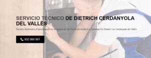Servicio Técnico De Dietrich Cerdanyola del Vallès 934242687