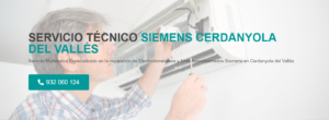 Servicio Técnico Siemens Cerdanyola del Vallés 934242687