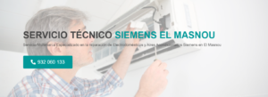 Servicio Técnico Siemens El Masnou 934242687
