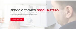 Servicio Técnico Bosch Mataró 934242687
