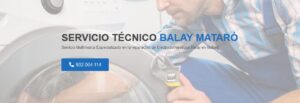 Servicio Técnico Balay Mataró 934242687