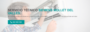 Servicio Técnico Siemens Mollet del Vallés 934242687
