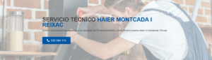 Servicio Técnico Haier Montcada i Reixac 934242687