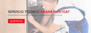 Servicio Técnico Amana Montgat 934242687