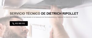Servicio Técnico De Dietrich Ripollet 934242687