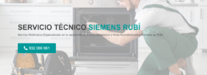 Servicio Técnico Siemens Rubí 934242687