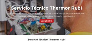 Servicio Técnico Thermor Rubí 934 242 687