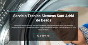 Servicio Técnico Siemens Sant Adrià de Besòs 934 242 687