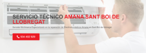 Servicio Técnico Amana Sant Boi de Llobregat 934242687