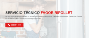 Servicio Técnico Fagor Ripollet 934242687
