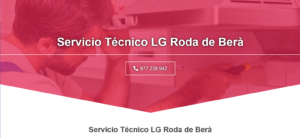 Servicio Técnico LG Roda de Bera 977208381