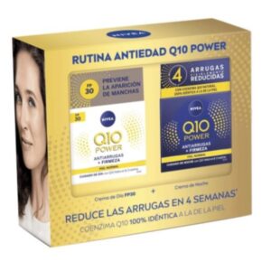 Nivea Q10 Power pack crema facial Antiarrugas Día + crema Antiarrugas cara Noche 50ml