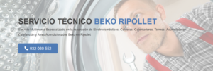 Servicio Técnico Beko Ripollet 934242687