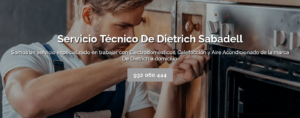 Servicio Técnico De Dietrich Sabadell 934242687