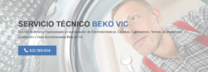 Servicio Técnico Beko Vic 934242687