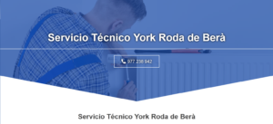 Servicio Técnico York Roda de Bera 977208381