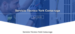Servicio Técnico York Coma-ruga 977208381