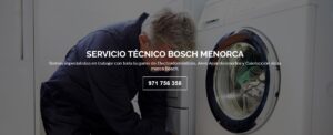 Servicio Técnico Bosch Menorca 971727793