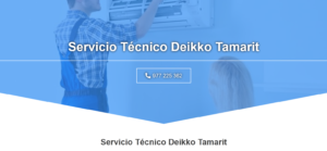Servicio Técnico Deikko Tamarit 977208381