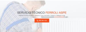 Servicio Técnico Ferroli Aspe 965217105
