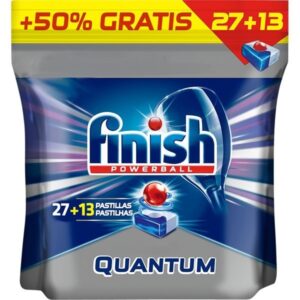 Finish PowerBall Quantum detergente lavavajillas en pastillas 40 Unidades