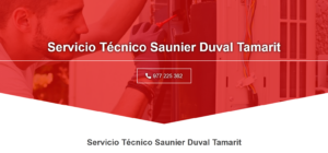 Servicio Técnico Saunier Duval Tamarit 977208381