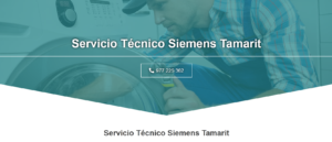 Servicio Técnico Siemens Tamarit 977208381