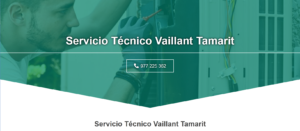 Servicio Técnico Vaillant Tamarit 977208381