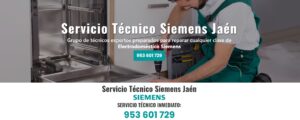 Servicio Técnico Siemens Jaén 953274259