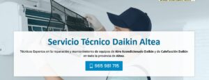 Servicio Técnico Daikin Altea 965217105