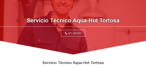 Servicio Técnico Aqua-Hot Tortosa 977208381