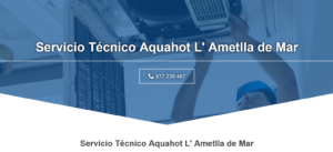 Servicio Técnico Aquahot L’Ametlla de Mar 977208381