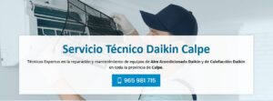 Servicio Técnico Daikin Calpe 965217105