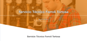 Servicio Técnico Ferroli Tortosa 977208381