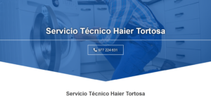 Servicio Técnico Haier Tortosa 977208381