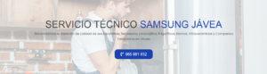 Servicio Técnico Samsung Jávea 965217105
