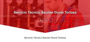 Servicio Técnico Saunier Duval Tortosa 977208381