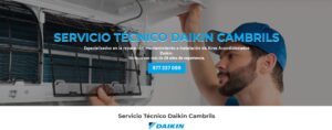Servicio Técnico Daikin Cambrils 977208381
