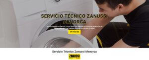 Servicio Técnico Zanussi Menorca 971727793