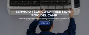 Servicio Técnico Carrier Mont-roig del camp 977208381