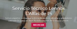 Servicio Técnico Lennox L’Alfàs de Pi 965217105