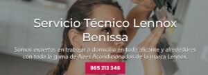 Servicio Técnico Lennox Benissa 965217105