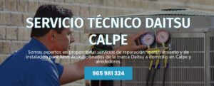 Servicio Técnico Daitsu Calpe 965217105